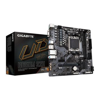 GIGABYTE B650M S2H Motherboard - AMD Ryzen série 9000, VRM de 5+2+2…