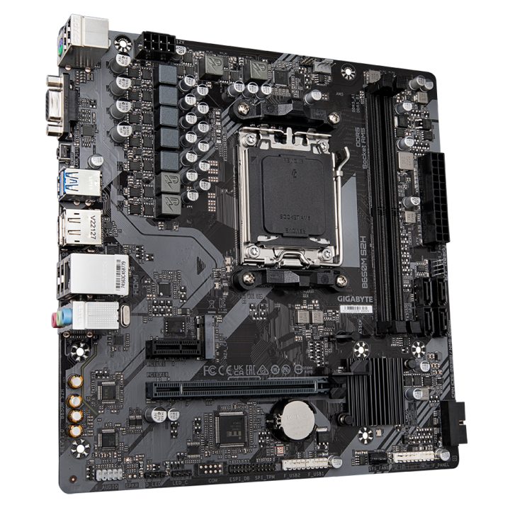 GIGABYTE B650M S2H Motherboard - AMD Ryzen 9000 Series, 5+2+2 Phase…