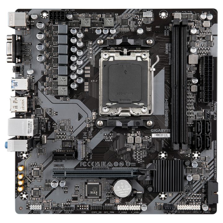 GIGABYTE B650M S2H Motherboard - AMD Ryzen 9000 Series, 5+2+2 Phase…
