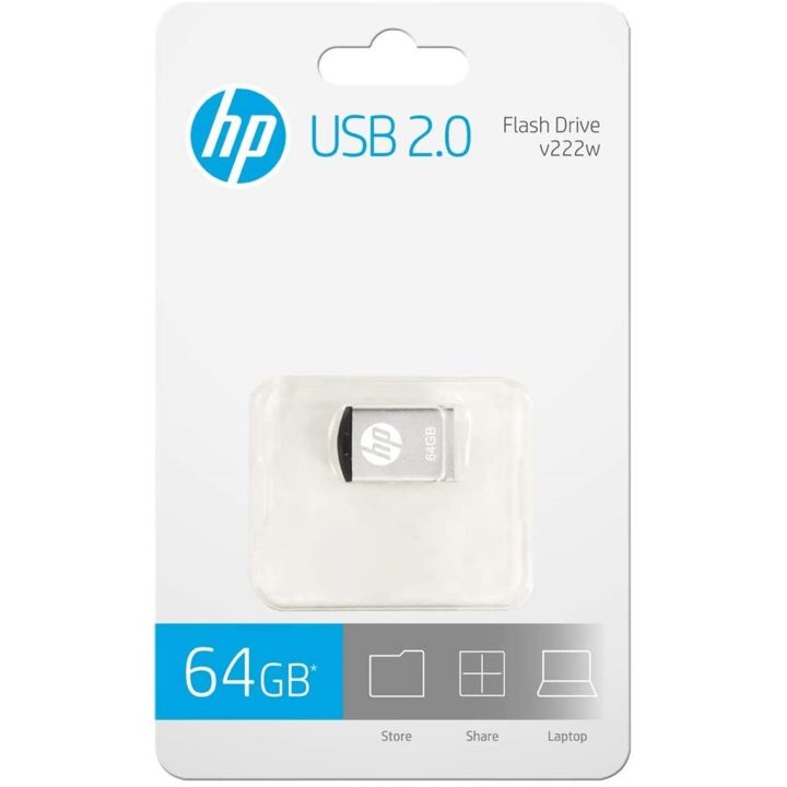 HP v222w 64 GB USB flash drive USB Type-A 2.0 Silver