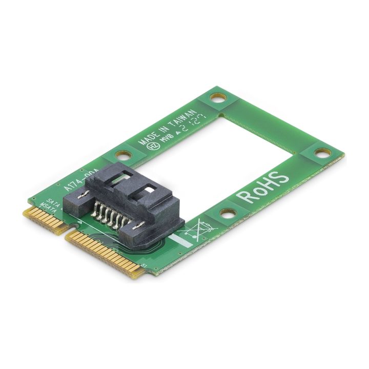 StarTech.com mSATA to SATA Hard Drive or SSD Adapter - Mini SATA to…