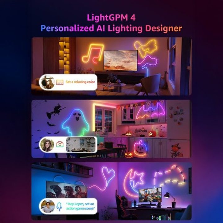 Fita de néon LED Lepro N1-5 AI 5m (N1G05)