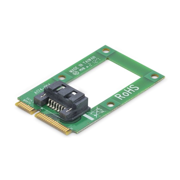 StarTech.com mSATA to SATA Hard Drive or SSD Adapter - Mini SATA to…