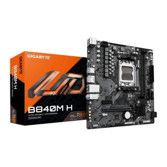 GIGABYTE B840M H Motherboard - Processadores AMD Ryzen 9000, VRM de…