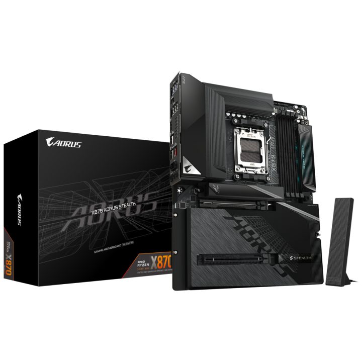 GIGABYTE X870 AORUS STEALTH Motherboard - Compatible with AMD Ryzen…