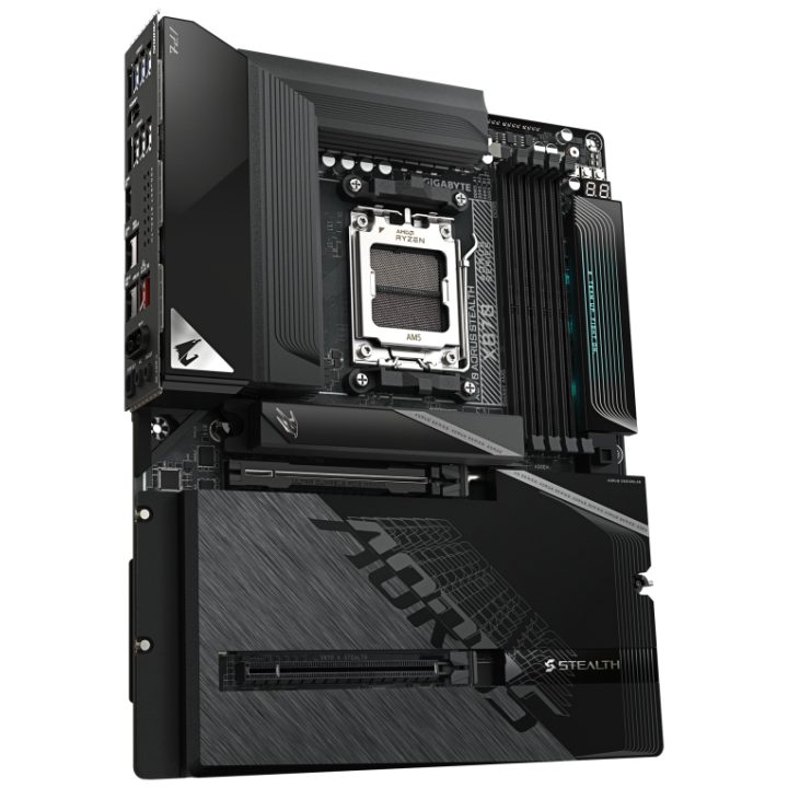 GIGABYTE X870 AORUS STEALTH Motherboard - Compatible with AMD Ryzen…
