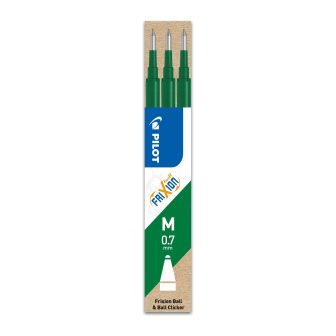 Pack of 3 Green Pilot FriXion Refills bls- FR7-v-s3