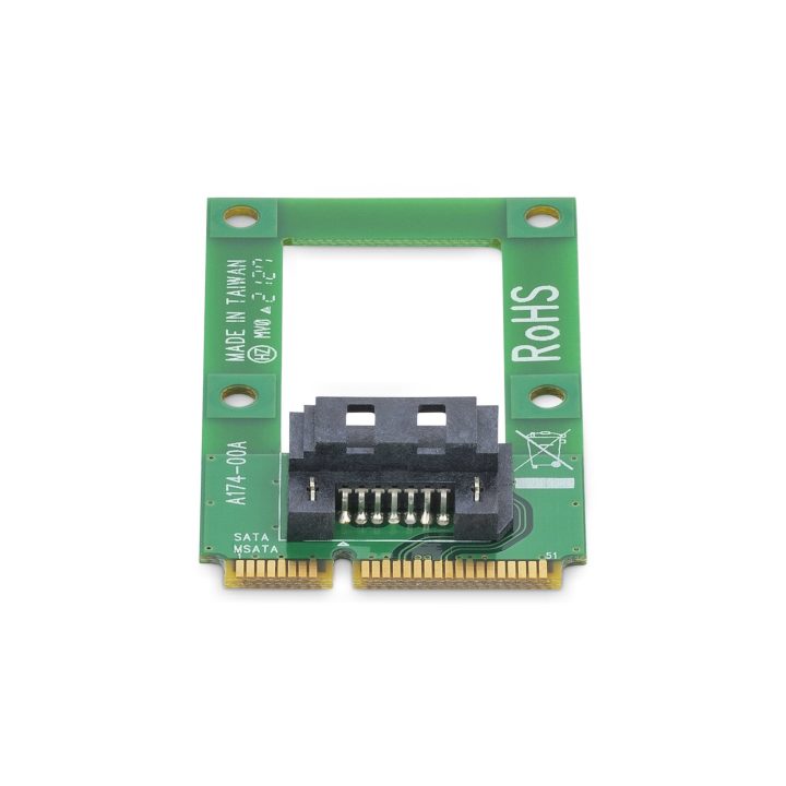 StarTech.com mSATA to SATA Hard Drive or SSD Adapter - Mini SATA to…
