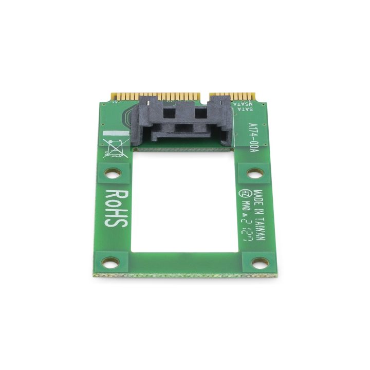StarTech.com mSATA to SATA Hard Drive or SSD Adapter - Mini SATA to…