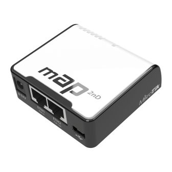 Mikrotik mAP Negro, Blanco Energía sobre Ethernet (PoE) (RBMAP2ND)
