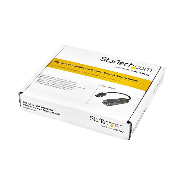 StarTech.com Adaptador Externo de Rede Fast Ethernet USB 2.0 10/100…
