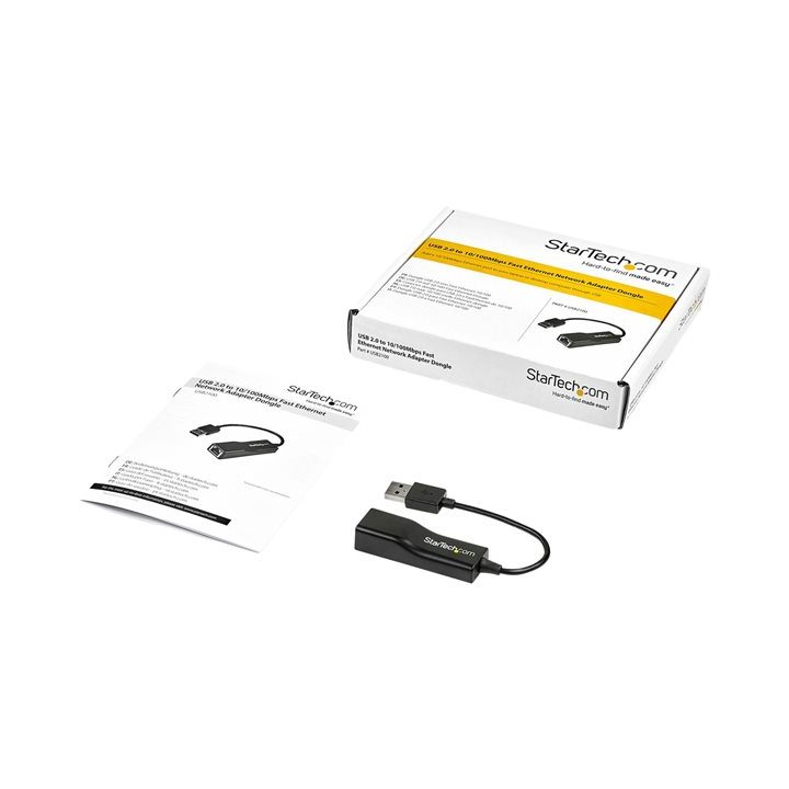 StarTech.com USB 2.0 Fast Ethernet 10/100 Mbps Network Adapter