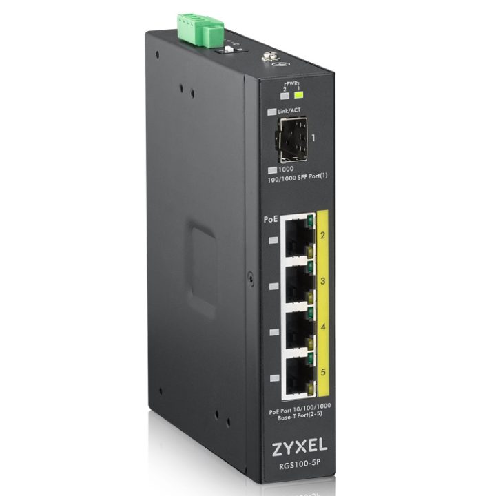 Zyxel RGS100-5P No administrado L2 Gigabit Ethernet (10/100/1000)…