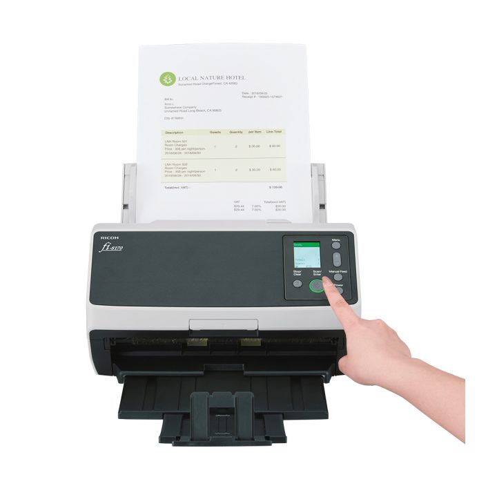 Ricoh fi-8170 Automatic Document Feeder (ADF) + Manual Feed Scanner…