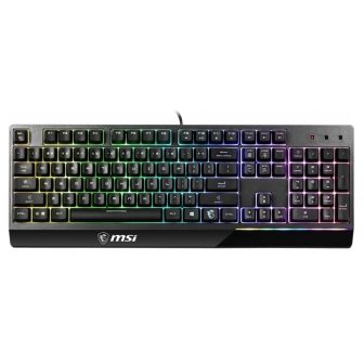 MSI Vigor GK30 Teclado de Jogo USB QWERTY Espanhol Preto