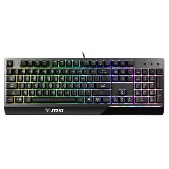 MSI Vigor GK30 Teclado de Jogo USB QWERTY Espanhol Preto
