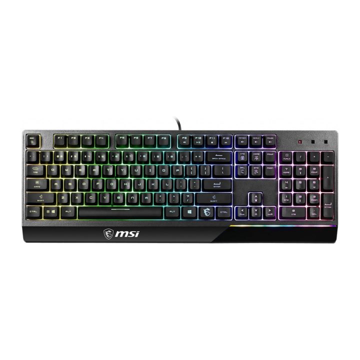 MSI Vigor GK30 Gaming Keyboard USB QWERTY Spanish Black