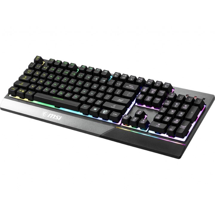 MSI Vigor GK30 Gaming Keyboard USB QWERTY Spanish Black
