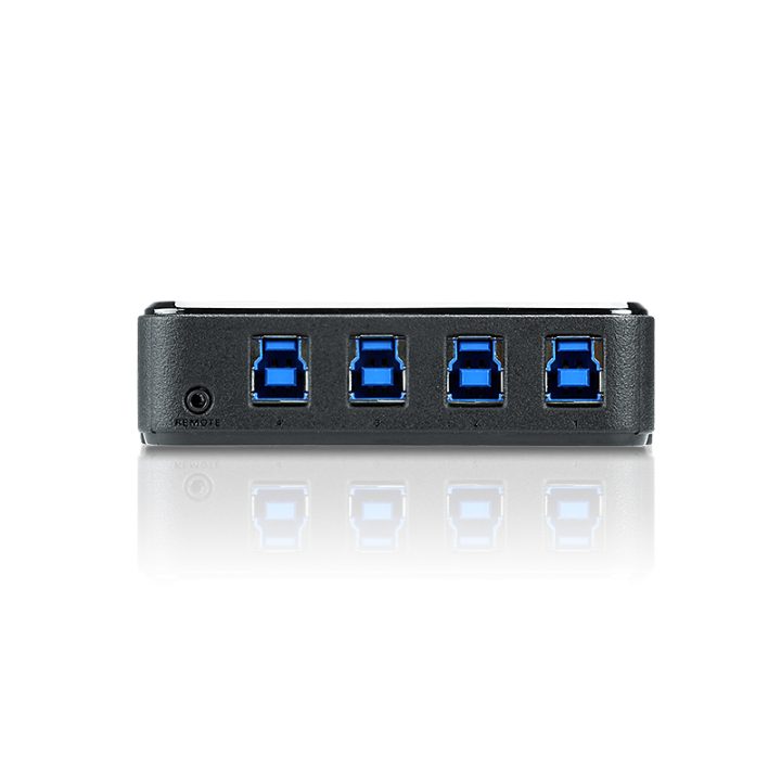 ATEN Switch de periféricos USB 3.2 Gen1 de 4 x 4 puertos