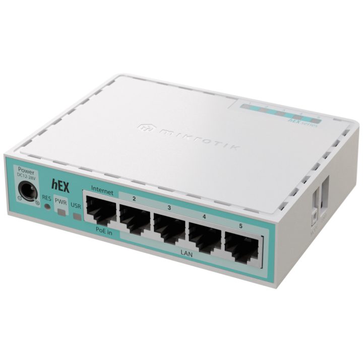 Router Mikrotik hEX Gigabit Ethernet Branco (E50UG)