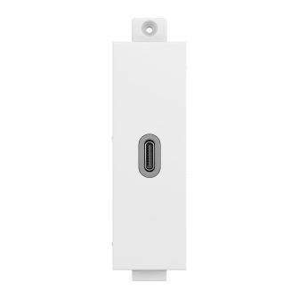 Componente de placa frontal AV modular Vision - módulo USB C - ficha…