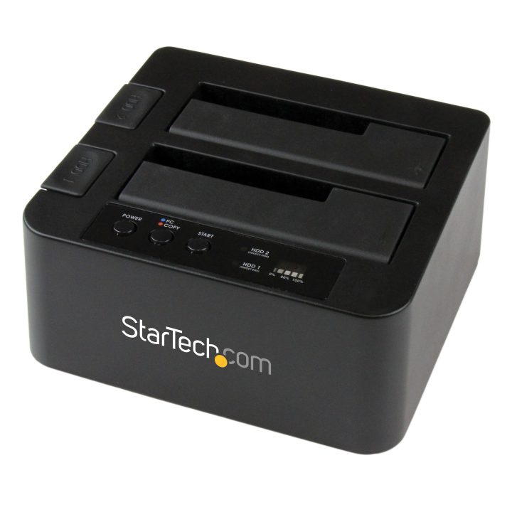 StarTech.com 2-Bay USB 3.0 (5Gbps) or eSATA Hard Drive Duplicator…