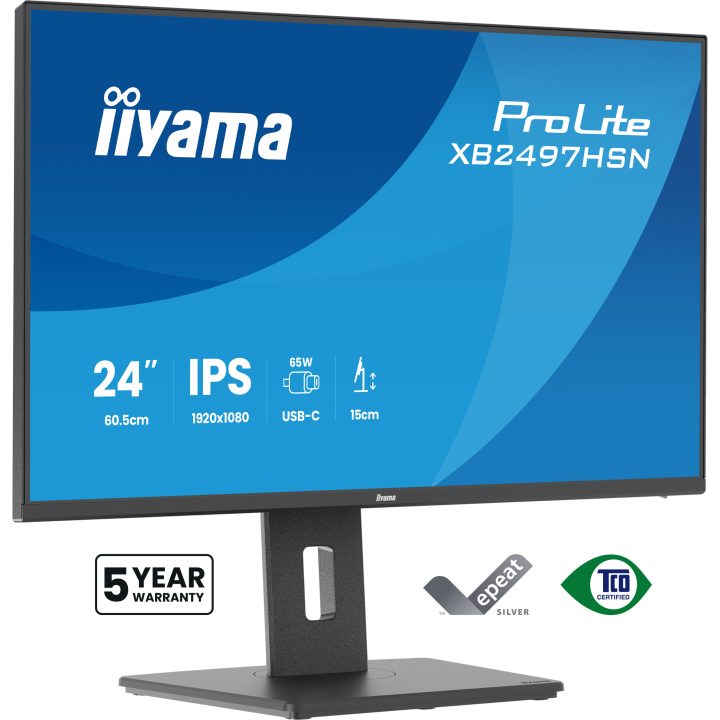 Monitor iiyama ProLite XB2497HSN-B1 24" Full HD 100 Hz IPS