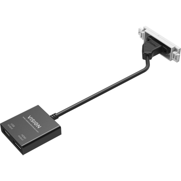 Componente de placa frontal AV modular Vision - módulo USB C - ficha…