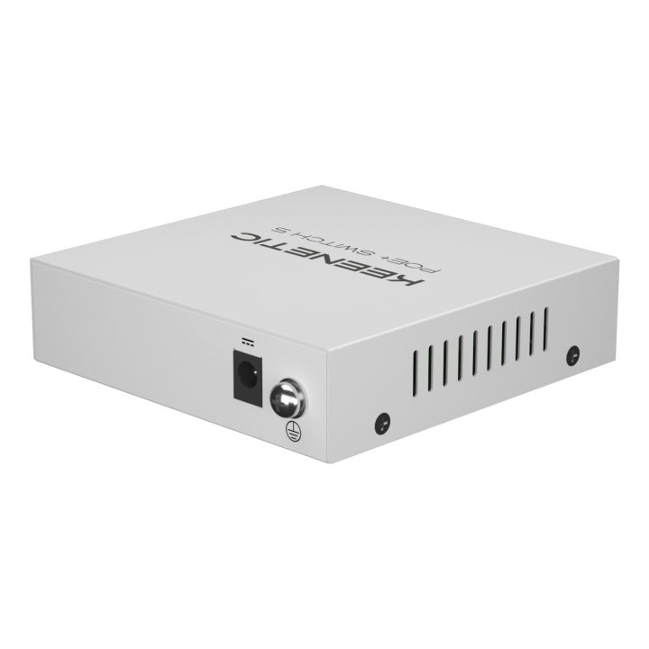 Keenetic PoE+ Switch 5 (KN-4610) Switch Gigabit de 5 portas com 4…