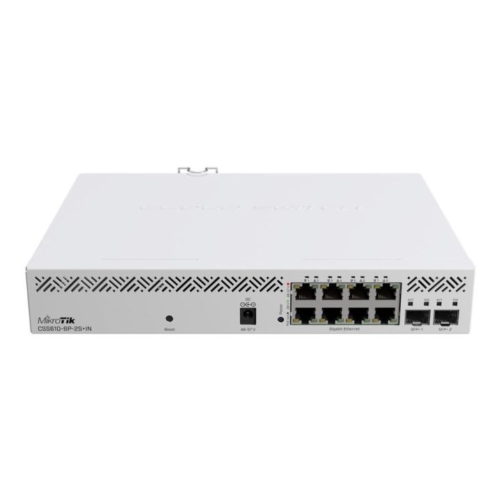 MikroTik CSS610-8P-2S+IN 8xGbE PoE 2x10Gb SFP+