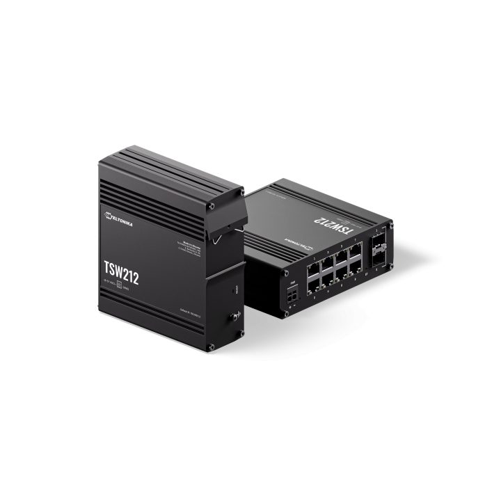 Teltonika TSW212 switch Gerido L2 Gigabit Ethernet (10/100/1000)…