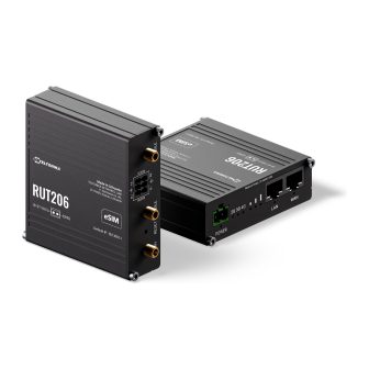 Router Industrial Teltonika RUT206 4G LTE com RS232 e RS485…