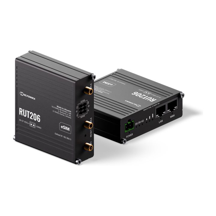 Router Industrial Teltonika RUT206 4G LTE com RS232 e RS485…