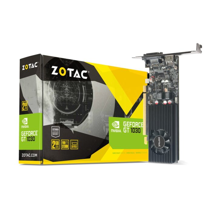 Placa gráfica ZOTAC GT 1030 2GB GDDR5 (ZT-P10300A-10L)