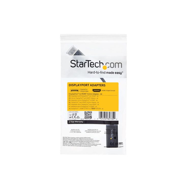 StarTech.com Adaptador DisplayPort para HDMI - Conversor de Vídeo…