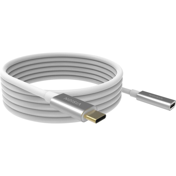 Vision 2 m USB-C Extension Cable - USB 3.2 Gen 1 5 Gbps - Supports 3…