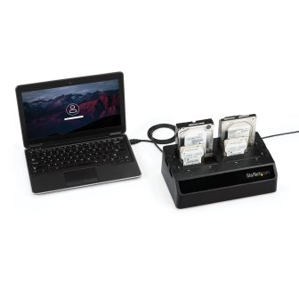 StarTech.com 4-Bay SATA USB 3.0 Docking Station - USB Docking Station…