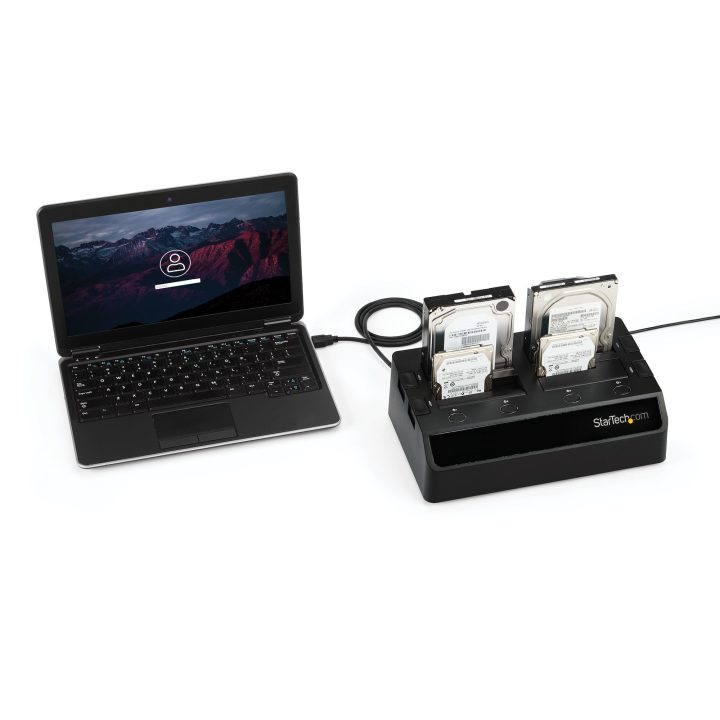 StarTech.com Base de Acoplamento USB 3.0 de 4 Baías SATA - Docking…