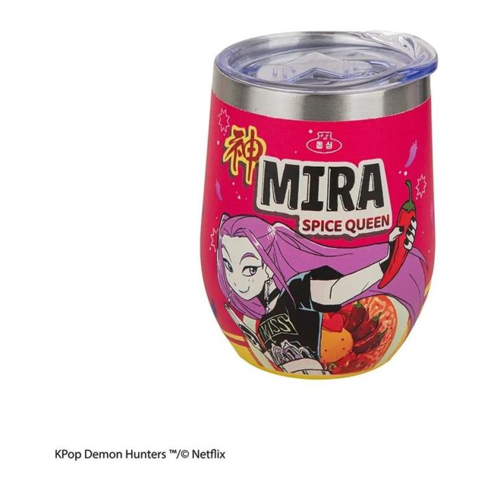 Cinereplicas KPop Demon Hunters Mira Spice Queen insulated travel mug…