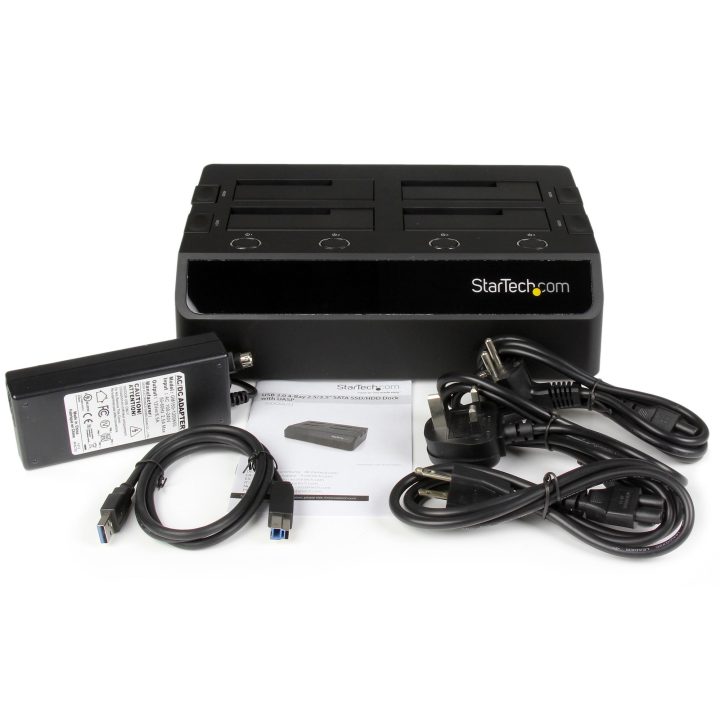 StarTech.com Base de Acoplamento USB 3.0 de 4 Baías SATA - Docking…