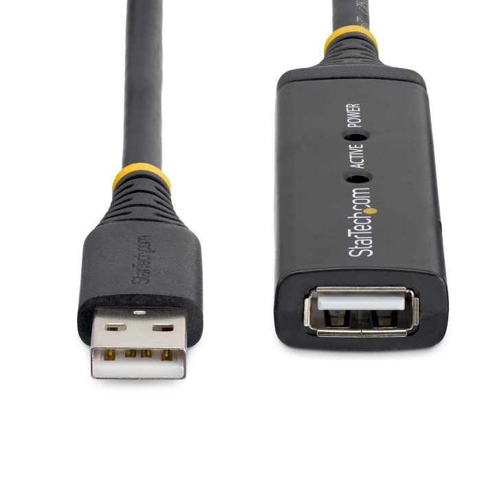 StarTech.com 25m Active USB 2.0 Extension Cable Male to Female -…