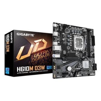 GIGABYTE H610M D3W Motherboard - Compatível com processadores Intel…
