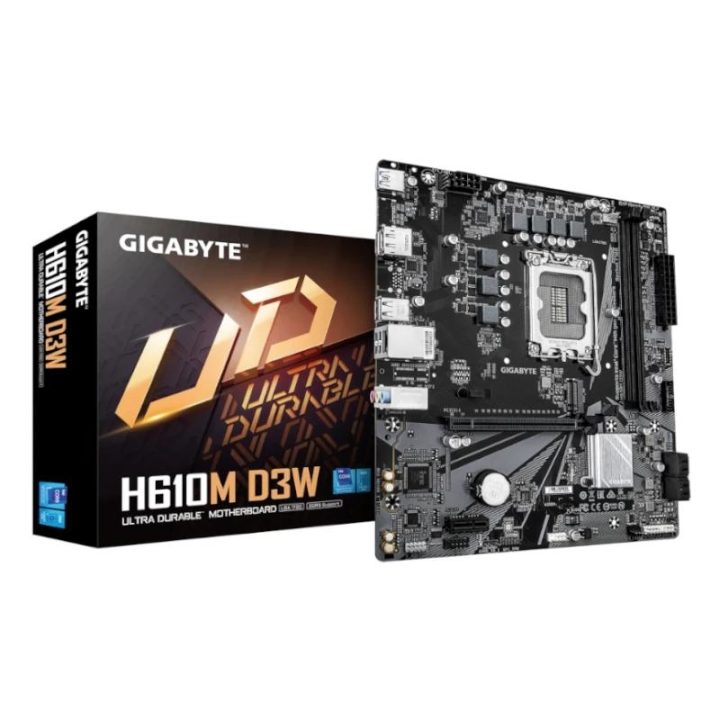 GIGABYTE H610M D3W Motherboard - Compatible with 14th Gen Intel Core…