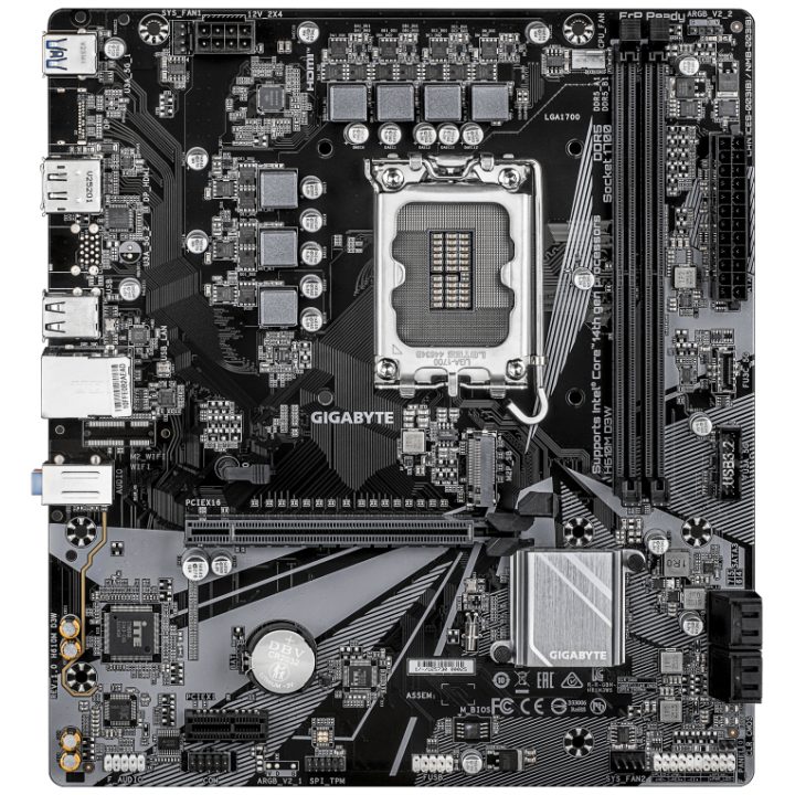 GIGABYTE H610M D3W Motherboard - Compatible with 14th Gen Intel Core…