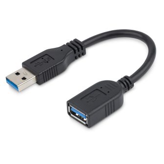 StarTech.com 15cm USB 3.0 (5Gbps) Extension Adapter Cable - USB-A…