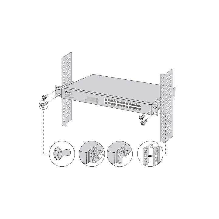 TP-Link Omada RackMount Kit-19 Kit de montagem