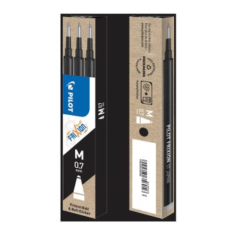 Pack 3 recambios frixion negro Pilot bls-FR7-b-s3