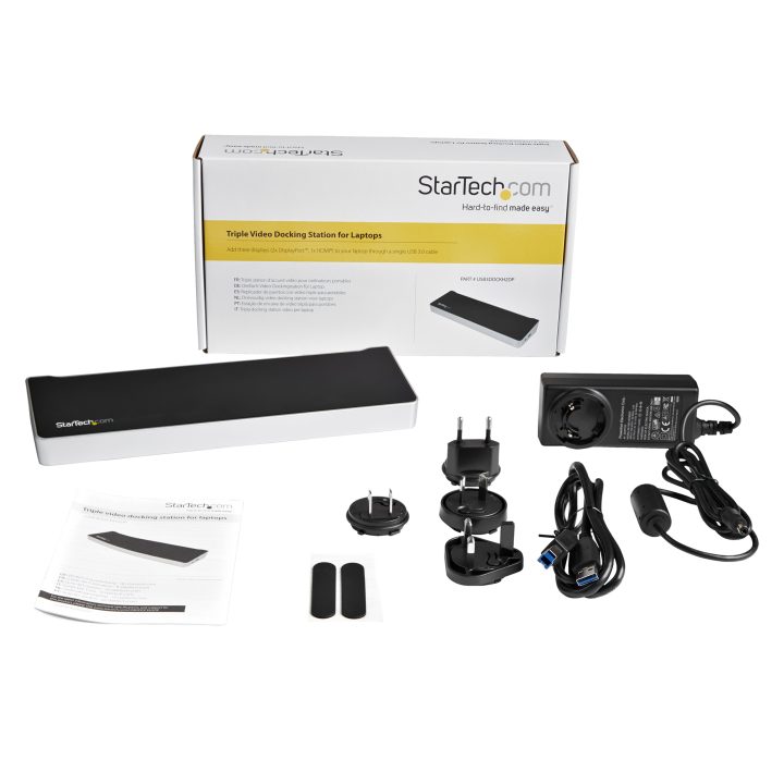 StarTech.com USB 3.0 Docking Station with 2x DisplayPort and HDMI 4K…