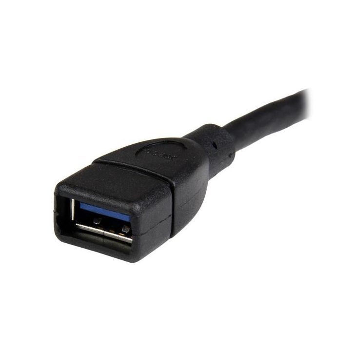 StarTech.com 15cm USB 3.0 (5Gbps) Extension Adapter Cable - USB-A…
