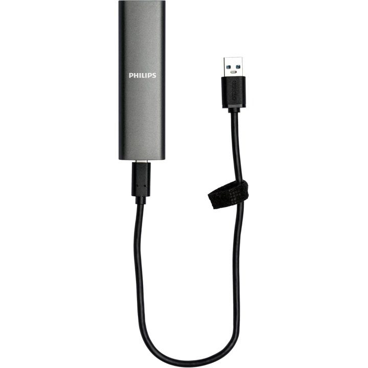 Disco duro externo SSD Philips ultra slim 500GB m.2 USB-C gris…